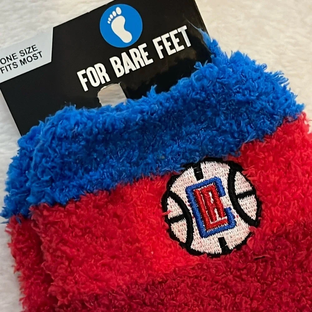 New Los Angeles Clippers fuzzy socks
